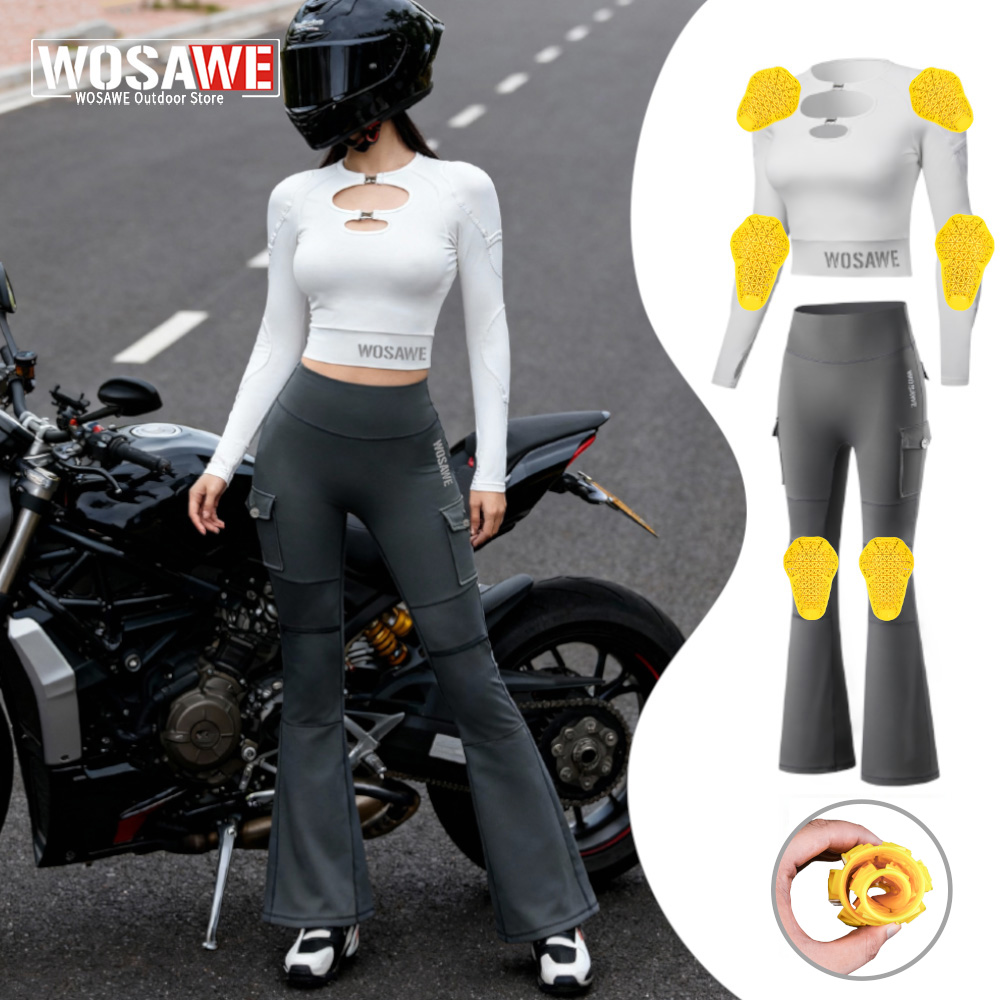 Motorcycle Gear Jacket And Pants - Комплект мотоэкипировки WOSAWE для женщин: куртка