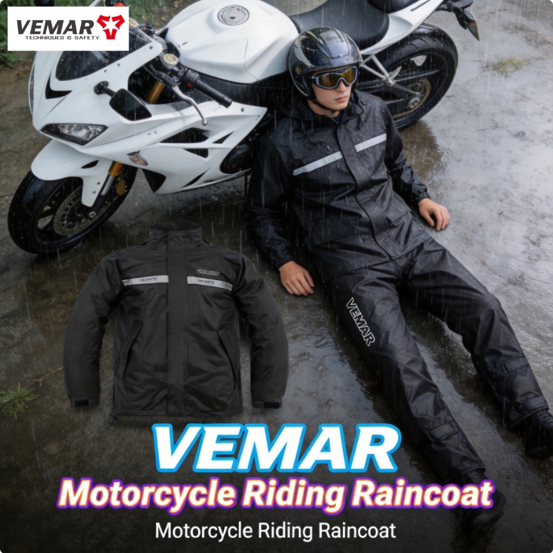 Motorcycle Gear Jacket And Pants - Водонепроницаемый комплект для мотоциклистов VEMAR: куртка