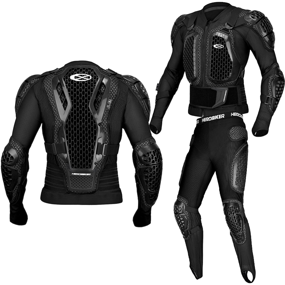 Motorcycle Gear Jacket And Pants - Мотозащита для мотокросса: Комплект защиты тела