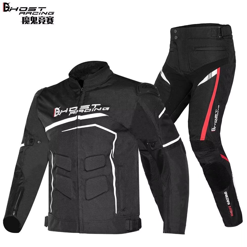 Мотокостюм GHOST RACING для му – обзор и цена Motorcycle Gear Jacket And Pants